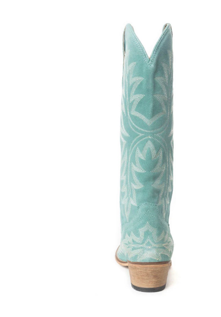 MIDNIGHT TRAIL LEATHER BOOT-SHADOW GREEN