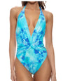 L832K23 AQUA/D ONE PIECE-MULTICOLOR