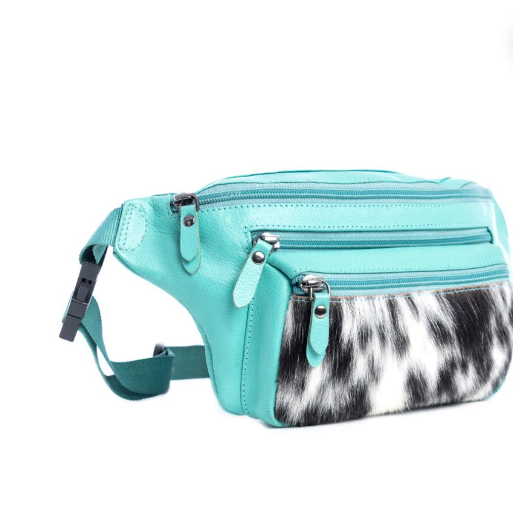 WICKEN BURG FANNY PACK BAG- AQUA