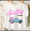 Salty Cowgirl crop top