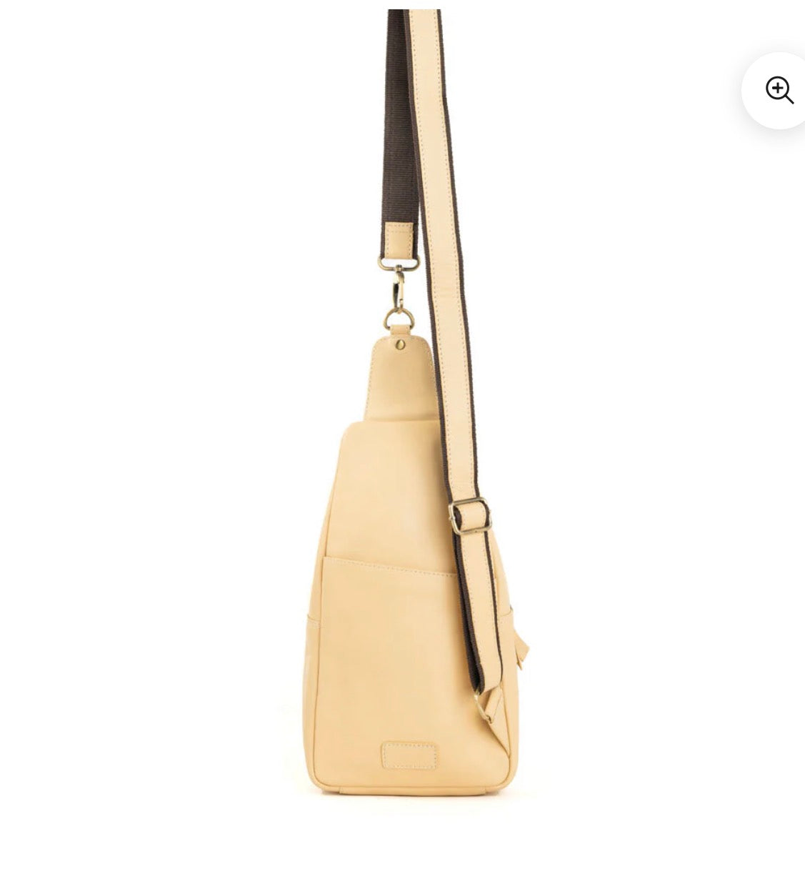 GLORIETTA SLING BAG-LIGHT CAMEL
