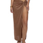 L177162 C/B TWIST F SKIRT- BROWN