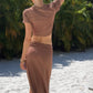 L177161 C/B CROP TOP-BROWN