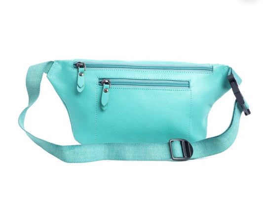 WICKEN BURG FANNY PACK BAG- AQUA