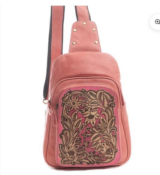 PONY FALLS SLING BAG-PINK
