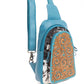MORNING RISE SLING BAG-BLUE
