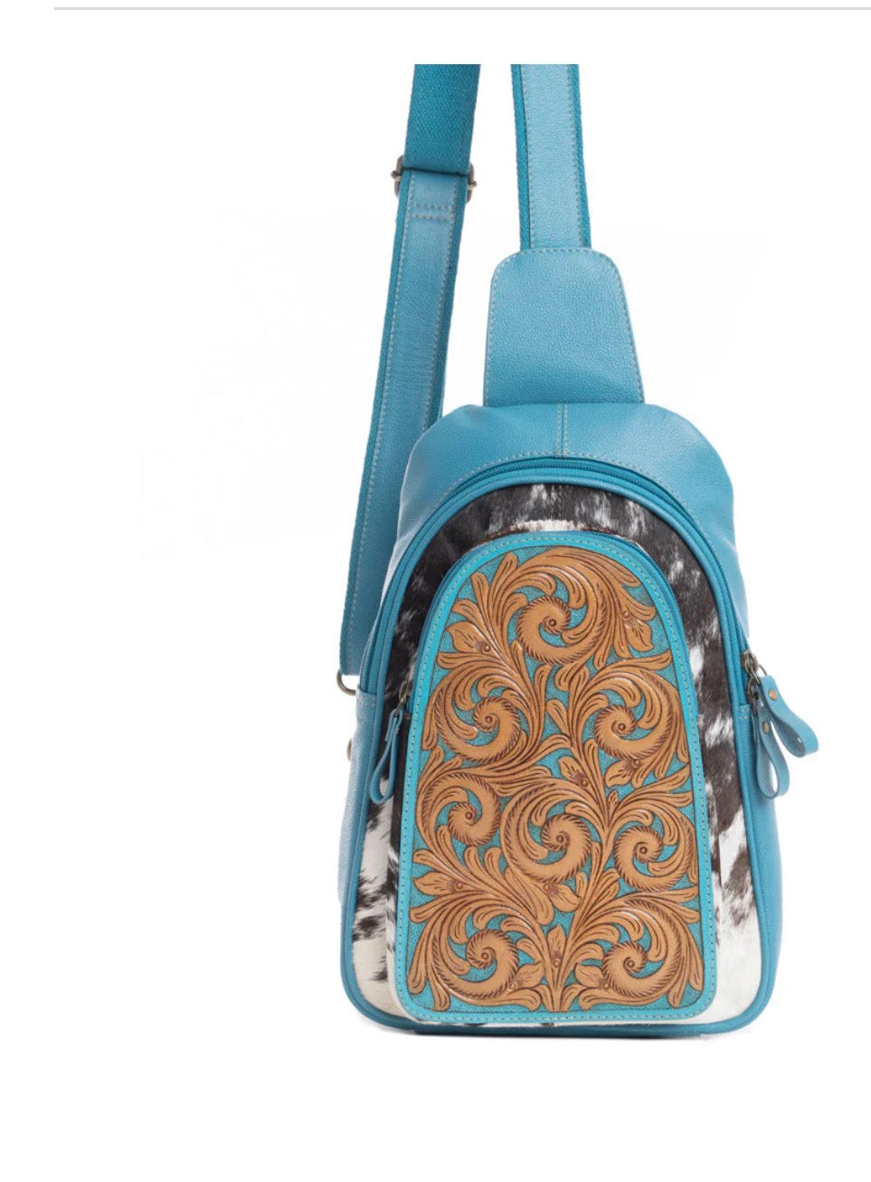 MORNING RISE SLING BAG-BLUE