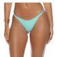 L835J23 S/GLOW THONG BOTTOM-AQUA