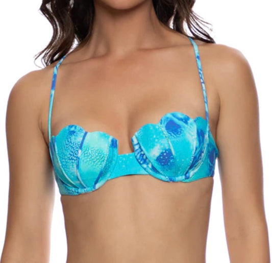 L832G49 AQUA/D S BALCONETTE-MULTICOLOR