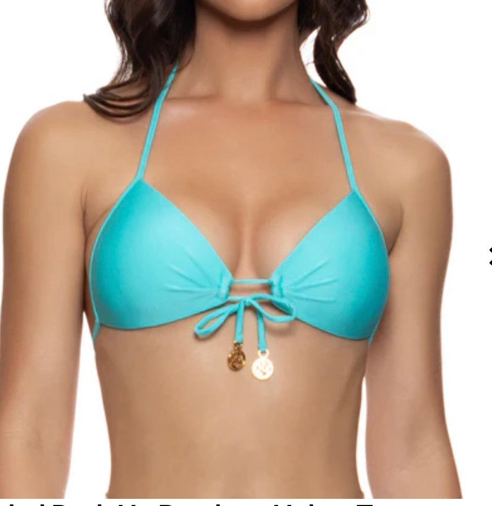 L17673 C/B TRI-HALTER TOP