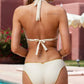 L83673P W/SANDS TRI HALTER-IVORY