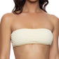 L836N59 W/SANDS BANDEAU TOP-IVORY