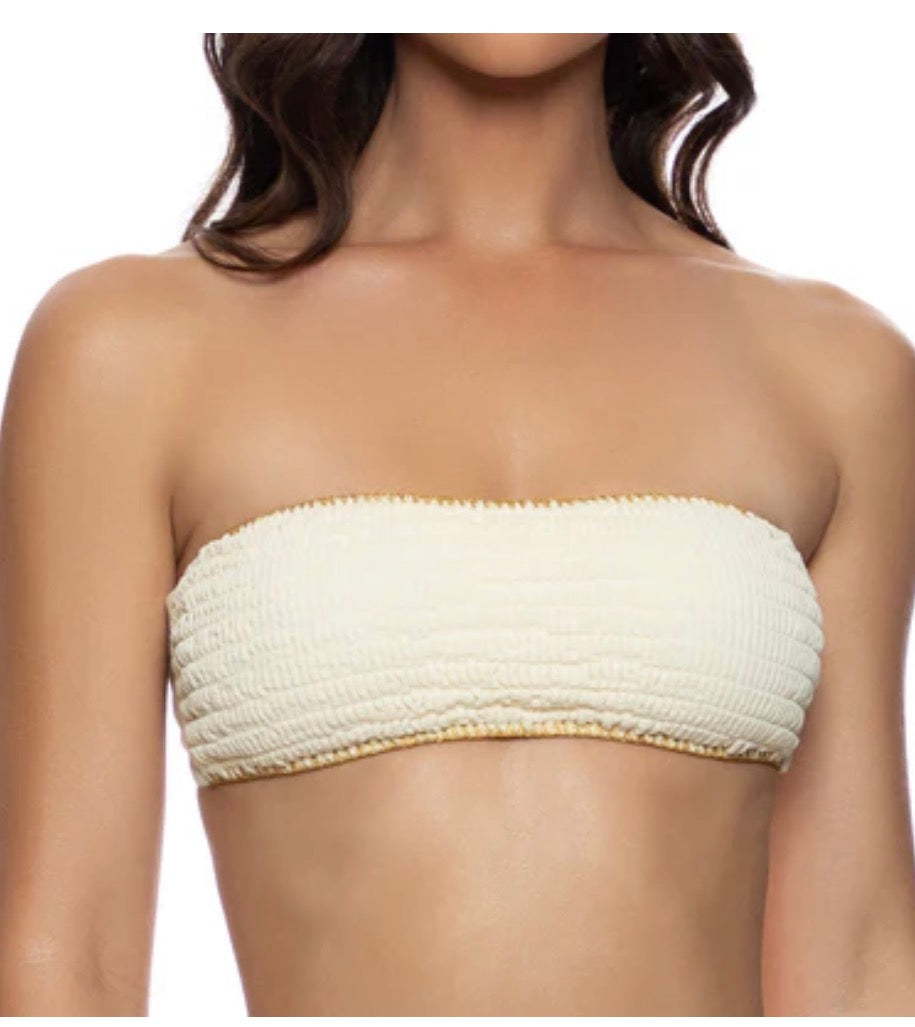 L836N59 W/SANDS BANDEAU TOP-IVORY