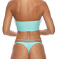 L835J21 S/GLOW BANDEAU CROP-AQUA