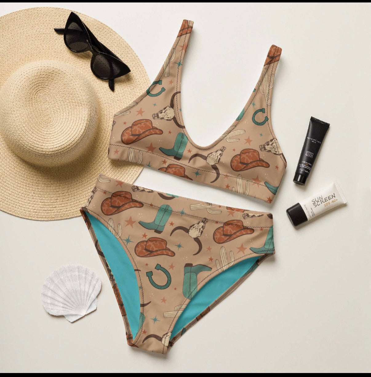 Yeehaw All Western Bikini bottom