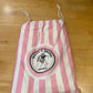Logo beach towel with bag
