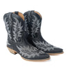 DESERT PEARL ANKLE BOOTS IN COAL BLACK