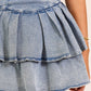 Western Charm Stretch Denim Dress