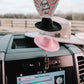 Cowboy Hat Rearview Mirror Charm