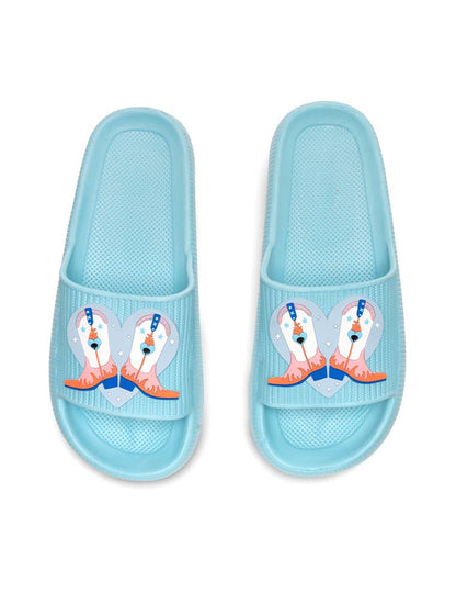 Quick Dry Pool Slide Sandals - Cowgirl Boots
