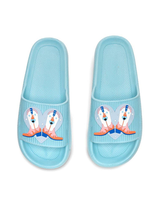 Quick Dry Pool Slide Sandals - Cowgirl Boots