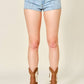 Belted Denim Shorts