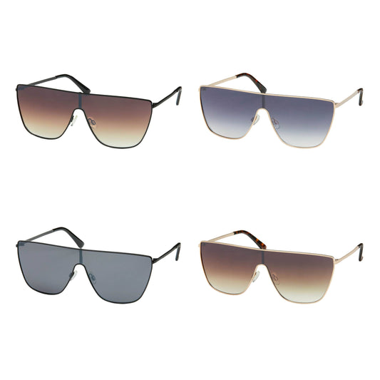 1235 - Jade- Single Lens Shield Sunglasses