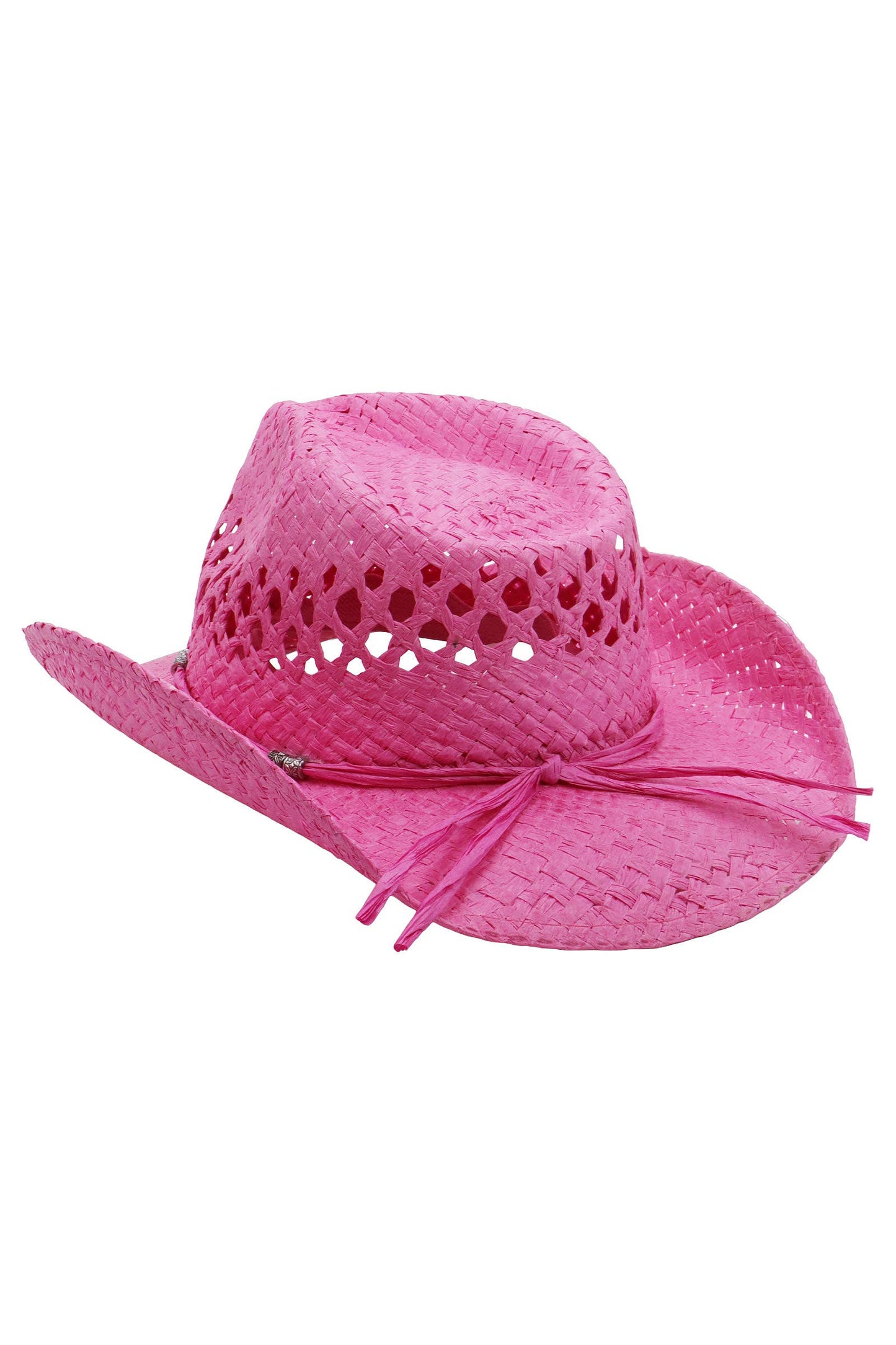 Kids Monochrome Straw Cowboy Hat