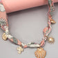 SCARF CHARM NECKLACE-SEASHELL