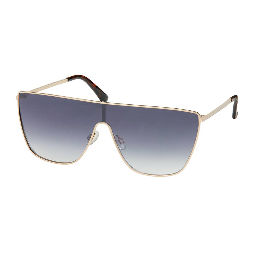 1235 - Jade- Single Lens Shield Sunglasses
