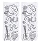 Ankle Socks - DIY Coloring Kit - Western Rodeo