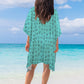 Turquoise Brands Duster Kimono Coverup