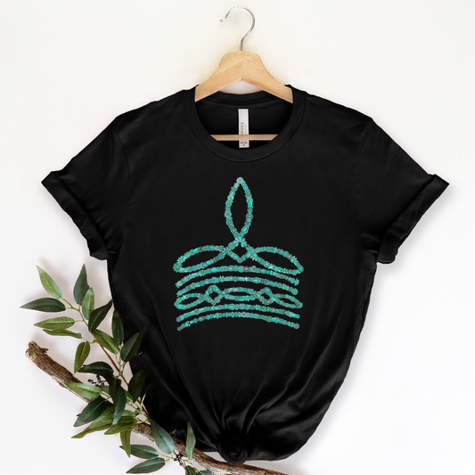 Turquoise Boot Stitch Western Graphic Tee