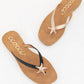 MISTY GOLDEN STARFISH DECOR THONG STRAP SANDAL