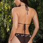 CORALIE Seashell and Gold Charm Detail Crochet Bikini Set