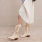 Amaya white Chai Classic Western Boot