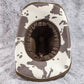 Cow Print Suede Cowboy Hat