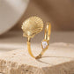 Shell Pearl Arm Cuff Bracelet