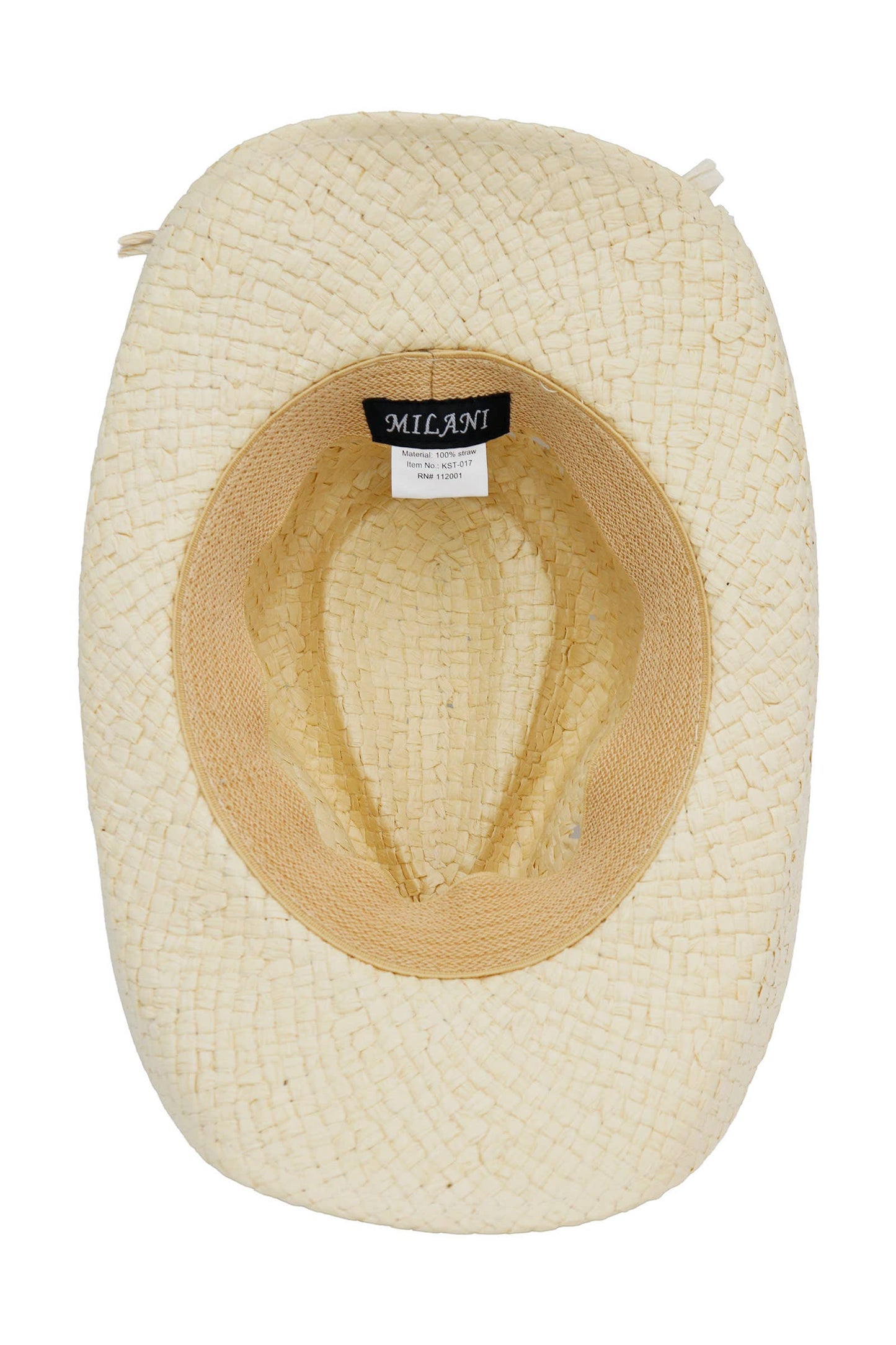 Kids Monochrome Straw Cowboy Hat