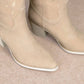 FLORA: TAUPE COWGIRL BOOT