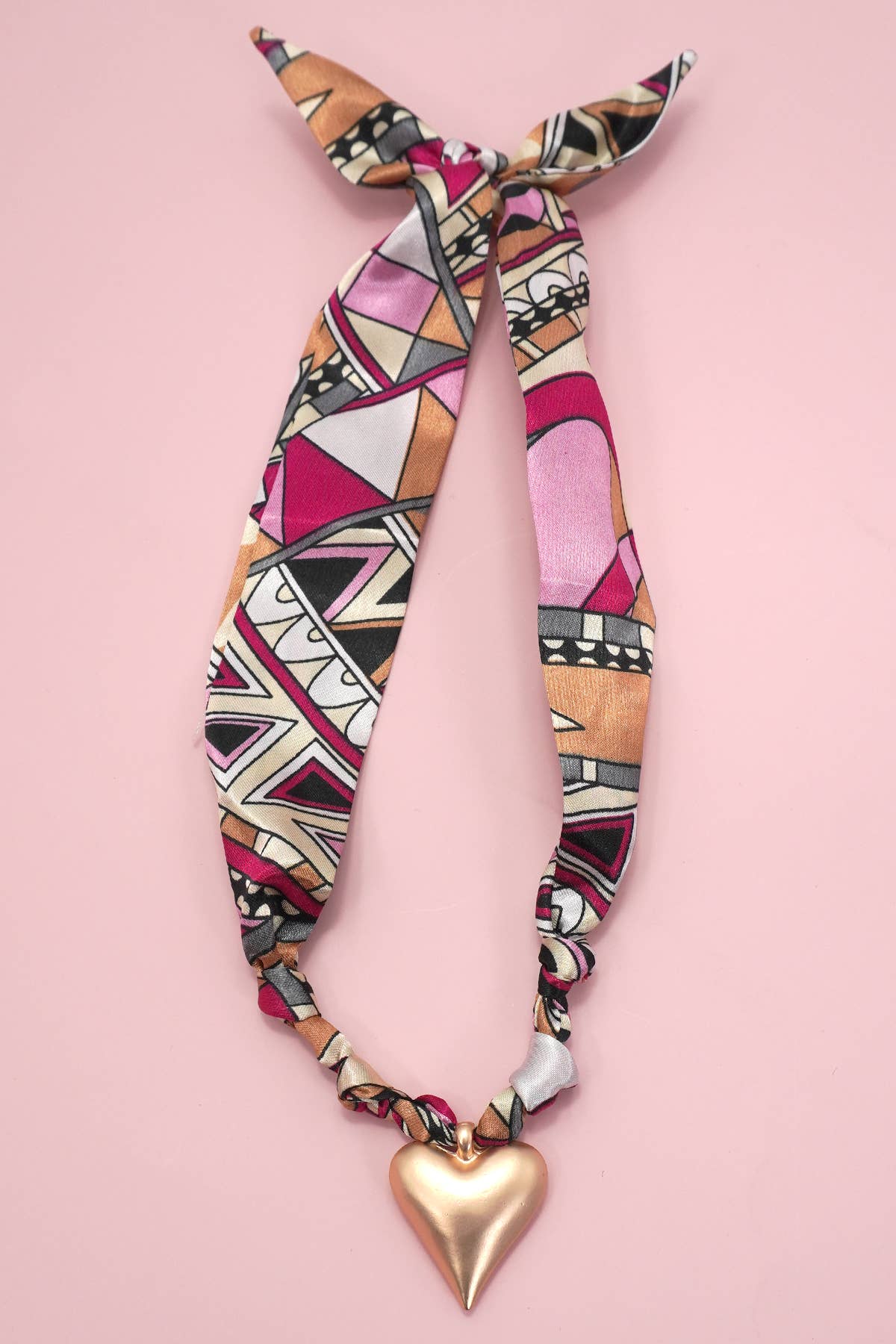 SCARF CHARM NECKLACE