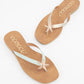 MISTY GOLDEN STARFISH DECOR THONG STRAP SANDAL