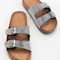 JEWELED BIRKENSTOCK SLIDE: CHAMPAGNE / B18