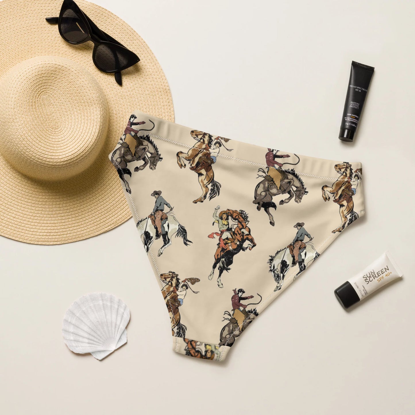 Yeehaw Vintage Cowgirl Bikini bottom