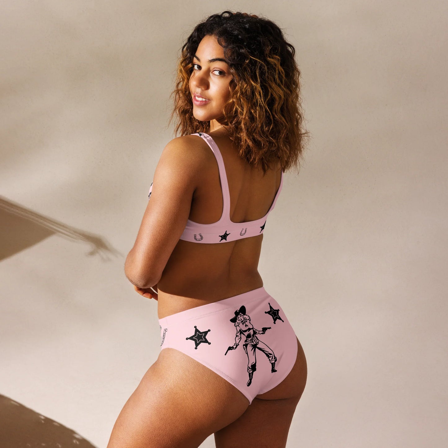Yeehaw Pink Cowboy Killer Bikini bottom