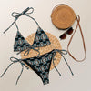 Yeehaw Southwest Cross String Bikini bottom