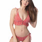 724522-FLORAL RUFFLED TRIM BIKINI SET