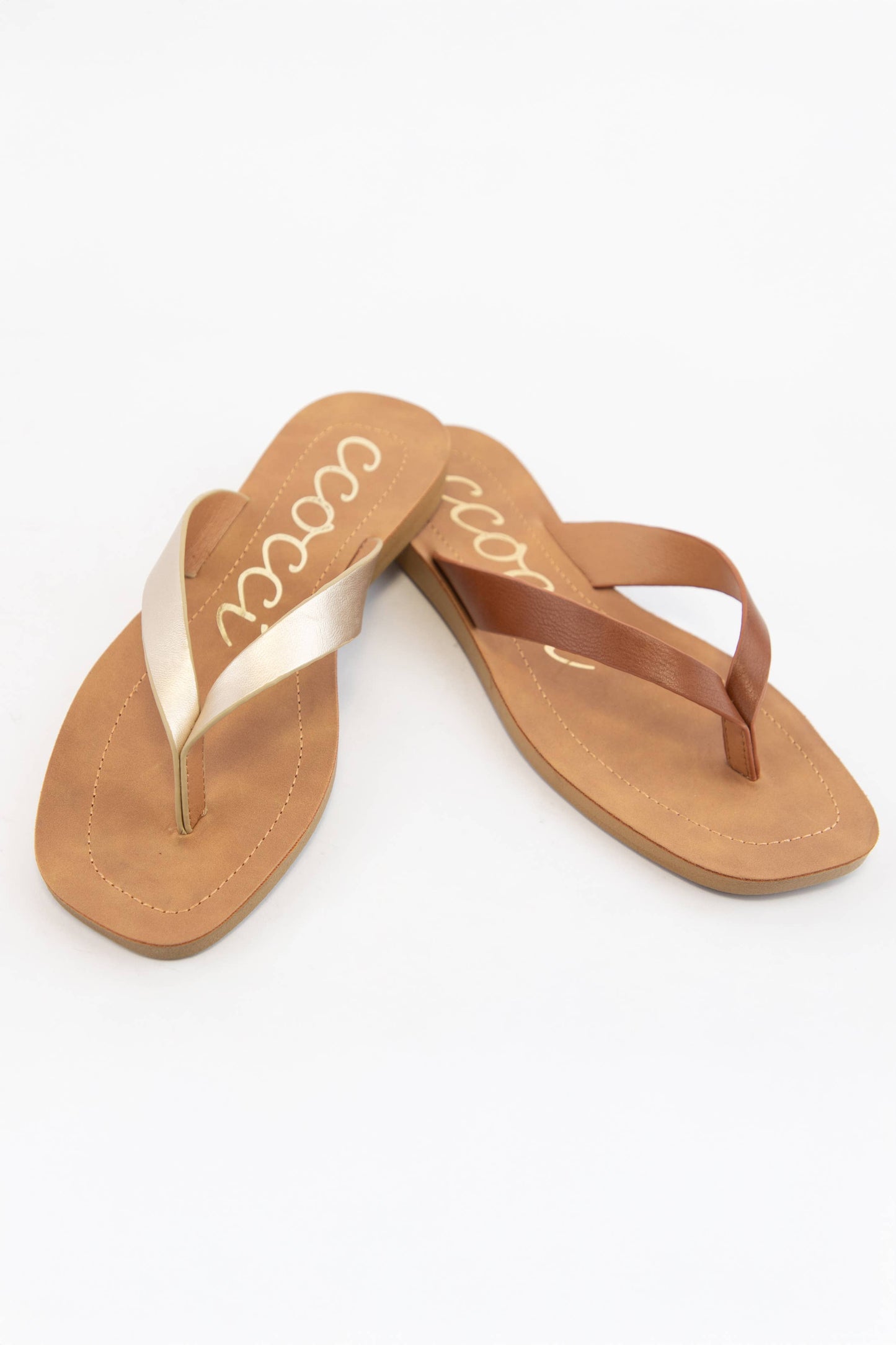 SIA MINIMAL STRAP DESIGN FLIP FLOP THONG SANDALS