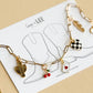 Western Boot Charm Wrap – Gold Chain with Cowgirl Charms: Saddle Up Set