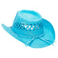 Kids Monochrome Straw Cowboy Hat